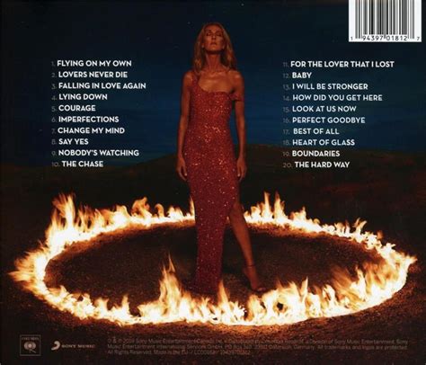 celine dion courage album lyrics.